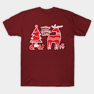 Walking in a Scandinavian Wonderland T-Shirt